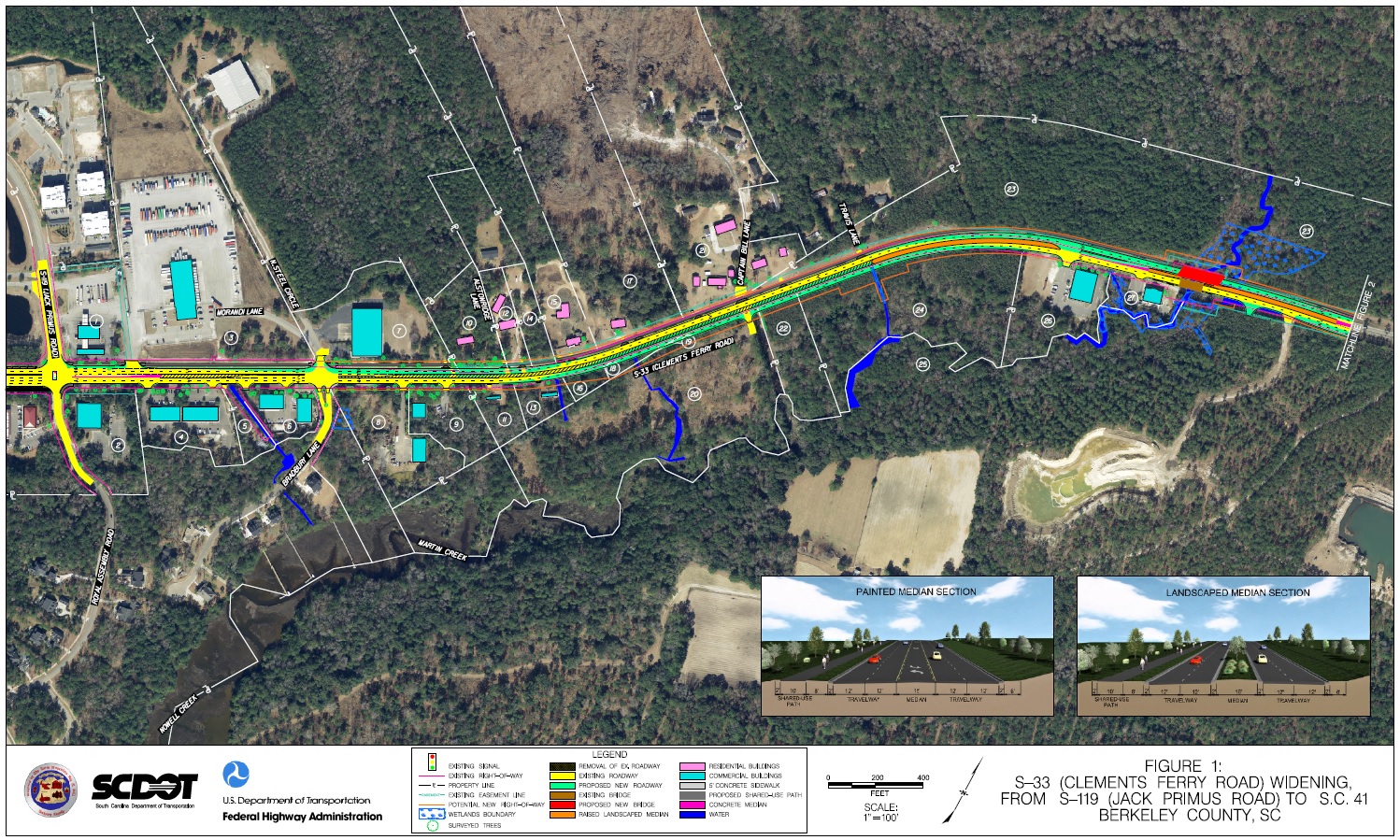 Clements Ferry Road Widening Phase 2 (From Jack Primus Road to SC 41